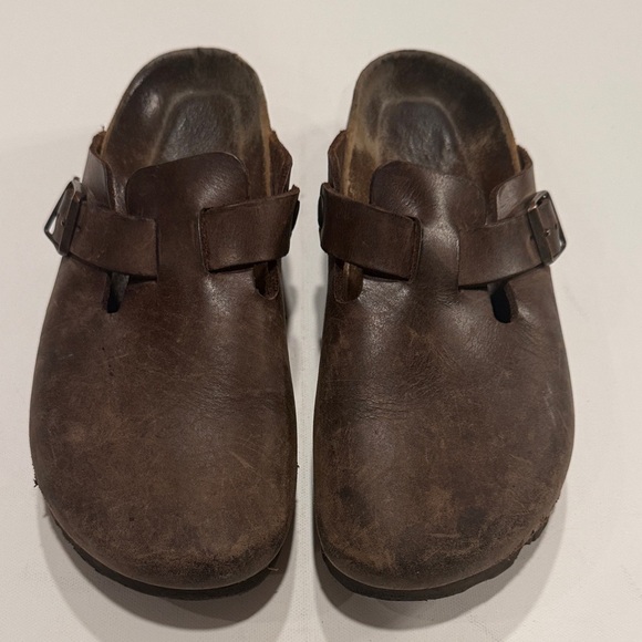 Birkenstock Men's Dark Brown Leather Loafers